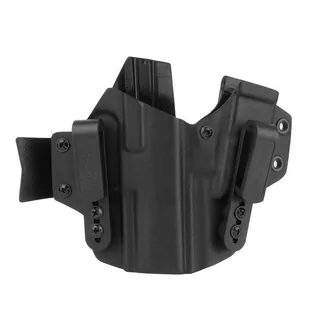 DOUBLETAP GEAR - Kabura wewnętrzna Kydex Appendix IWB z ładownicą do HK P30, SFP - Czarna - Odzież taktyczna i umundurowanie - miniaturka - grafika 1