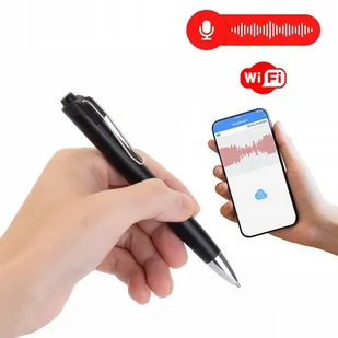 Ukryty Szpiegowski Dyktafon Wifi Podsłuch Detekcja Głosu Długopis Do 9 Dni - Długopisy Ukryty Szpiegowski Dyktafon Wifi Podsłuch Detekcja Głosu Długopis Do 9 Dni - Długopisy - miniaturka - grafika 1