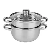 Garnki - Garnek nierdzewny do gotowania na parze DIVAPORE 18 cm 3EL - miniaturka - grafika 1