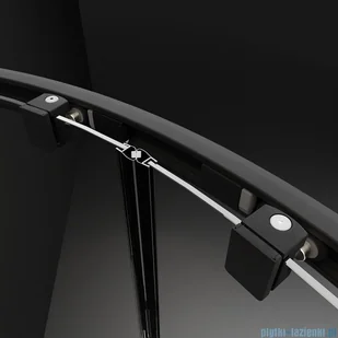 Radaway Premium Pro Black Kdj kabina 140x80cm prawa szkło przejrzyste 1015140-54-01R/1016080-54-01 - Kabiny prysznicowe - miniaturka - grafika 6