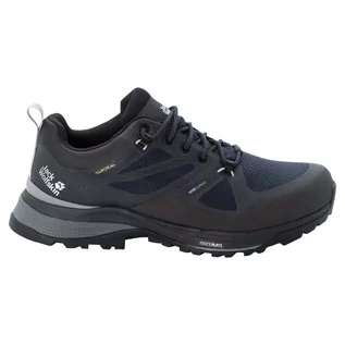 Buty dla dziewczynek - Męskie Buty JACK WOLFSKIN FORCE STRIKER TEXAPORE LOW M 4038841-1175 – Granatowy - grafika 1