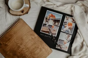 Drewniany album na zdjęcia wklejane - grawer Memories (album na spirali, maxi) - Albumy fotograficzne - miniaturka - grafika 1