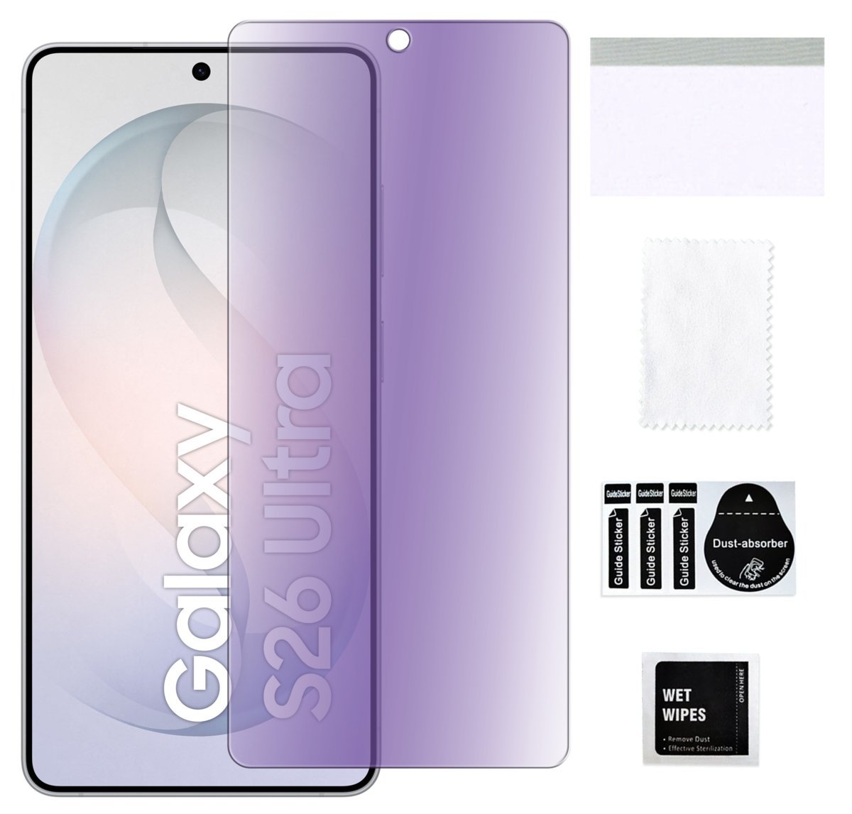 Szkło hybrydowe anti-blue do SAMSUNG GALAXY S26 ULTRA ochrona na ekran 9H