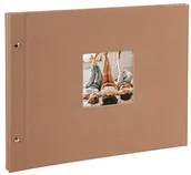 Albumy fotograficzne - goldbuch Album na zdjęcia, len, orzech laskowy, 39 x 31 cm - miniaturka - grafika 1
