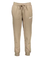 Spodnie sportowe damskie - Puma Spodnie dresowe "Essentials+" w kolorze beżowym - miniaturka - grafika 1