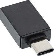 Adaptery i przejściówki - Adapter USB InLine USB-C - USB Czarny 35805 - miniaturka - grafika 1