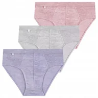 Majtki męskie - 3X MAJTKI SLIPY MĘSKIE BAWEŁNA BAMBUSOWA SLIPKI ZESTAW KOMPLET MORAJ R. L - miniaturka - grafika 1