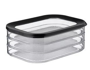 Mepal Pojemnik na wędliny Modula 550/3 Black 106938040400 1.65 l - Pojemniki kuchenne - miniaturka - grafika 1