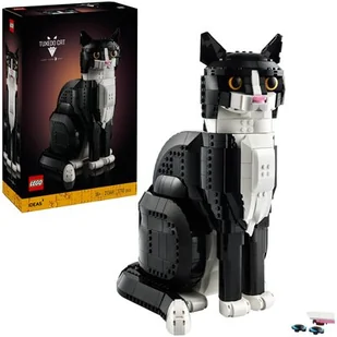 LEGO Ideas Biało-czarny kot 21349 dla miłośników zwierząt - Klocki - miniaturka - grafika 1