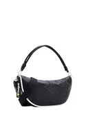 Torebki damskie - Desigual Women's Aquiles Z Sheffield Accessories PU Shoulder Bag, Black, czarny - miniaturka - grafika 1