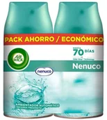 Odświeżacze powietrza - Odświeżacz powietrza Air Wick Freshmatic Ambientador Recambio Nenuco 2 x 250 ml (8410104155636) - miniaturka - grafika 1