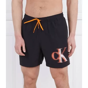 Calvin Klein Swimwear Szorty kąpielowe | Regular Fit - Kąpielówki męskie - miniaturka - grafika 1