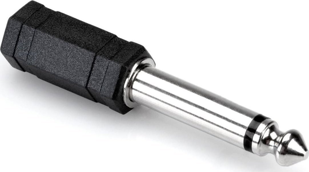 Hosa Adapter AV - Adapter gniazdo TRS 3.5mm - wtyk TS 6.35mm
