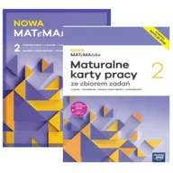 Podręczniki do technikum - Pakiet Nowa Matematyka 2. Podręcznik i Maturalne karty pracy ze zbiorem zadań. Zakres podstawowy i rozszerzony. Edycja 2024 - miniaturka - grafika 1