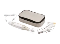 Zestawy do manicure i pedicure - CIEN Beauty Zestaw do manicure i pedicure z 10 nasadkami (Beżowy) - miniaturka - grafika 1