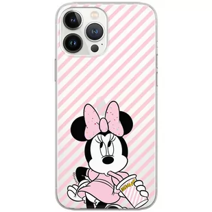 Etui Disney dedykowane do Iphone 12 Mini, wzór: Minnie 017 Etui częściowo przeźroczyste, oryginalne i oficjalnie licencjonowane - Etui i futerały do telefonów - miniaturka - grafika 1