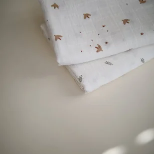Mushie Otulacz z Organicznej Bawełny Sparrow - Rożki i beciki - miniaturka - grafika 1