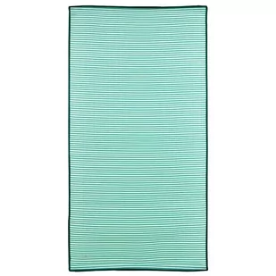 Mata Plażowa Piknikowa Rolowana Koc Biwakowy Plażowy Składany Zielona 180X90 Cm - Koce piknikowe - miniaturka - grafika 1