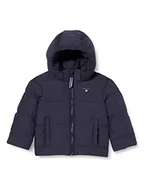 Kurtki i płaszcze dla dziewczynek - GANT Dziewczęca D1. Puffer Jacket, Evening Blue, 110/116 - miniaturka - grafika 1