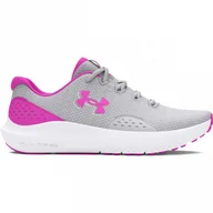 Buty sportowe damskie - Damskie buty do biegania Under Armour UA W Charged Surge 4 - szare - miniaturka - grafika 1