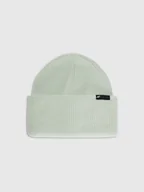 Czapki dla dzieci - 4F Czapka zimowa z dodatkiem wełny dziecięca - turkusowa Uniwersalny - miniaturka - grafika 1