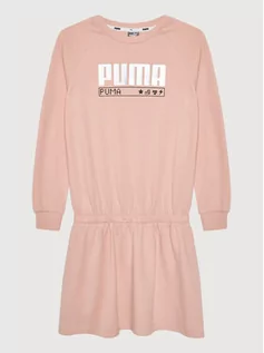 Sukienki - Puma Sukienka codzienna Alpha 583306 Różowy Regular Fit - grafika 1