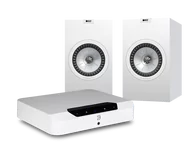 Zestawy stereo - Bluesound POWERNODE EDGE (biały) + Q350 (biały) - miniaturka - grafika 1