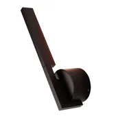 Lampy ścienne - Ścienna lampa na przedpokój Merano W0346 Maxlight LED 6W 3000K listwa czarny - miniaturka - grafika 1