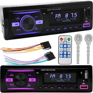 Radio Samochodowe Bluetooth Usb Mp3 Aux Kolory - Radia samochodowe - miniaturka - grafika 1