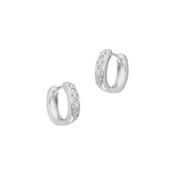 Biżuteria dla dzieci - Srebrne 925 kolczyki Cyrkonie - miniaturka - grafika 1