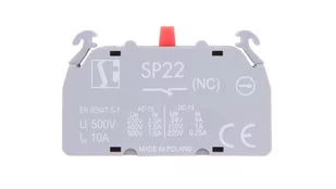 Spamel Spółdzielnia Inwalidów Styk pomocniczy 1R montaż czołowy SP22\01-1 - Inne akcesoria elektryczne - miniaturka - grafika 1