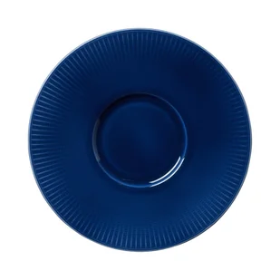 Steelite TALERZ Z DŁUGIM RANTEM WILLOW AZURE GOURMET 28,5 cm PORCELANA NIEBIESKA - Talerze - miniaturka - grafika 1