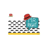 Obrusy i serwetki - Mata stołowa Mr Right 45x30cm Nuova R2S Have Fun - miniaturka - grafika 1