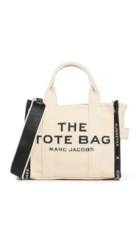 Marc Jacobs Damska żakardowa mała torba na ramię, Ciepły piasek, One Size