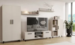 Zestaw mebli w kolorze kaszmir do salonu A8-H02 - Inne meble do salonu - miniaturka - grafika 1