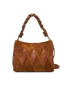 Coccinelle Torebka T66 Boheme New Geomet Patch E1 T66 58 01 01 Brązowy - Torebki damskie - miniaturka - grafika 1