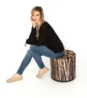 Pufy i podnóżki - Intesi Pufa dekoracyjna Acacia - miniaturka - grafika 1