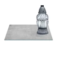 Lampiony i znicze - SZKLANA PODSTAWKA POD ZNICZE Z DEDYKACJĄ 30x20 Beton 130a - miniaturka - grafika 1