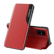 Etui i futerały do telefonów - Eco Leather View Case elegancki futerał etui z klapką i funkcją podstawki Samsung Galaxy Note 20 czerwony - miniaturka - grafika 1