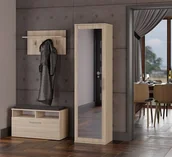 Meble do przedpokoju - Szafa garderoba do przedpokoju sonoma Umeblowana.com - miniaturka - grafika 1