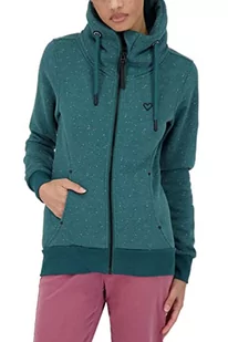 Alife and Kickin VivianAK B damska bluza dresowa, bluza na czas wolny, bluza z zamkiem błyskawicznym, XS-XXL, leśny melanż, S, melanż - Bluzy damskie - miniaturka - grafika 1