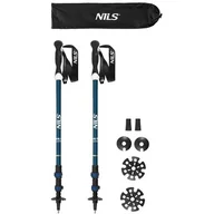 Kije trekkingowe - Kijki trekkingowe NILS TK8601 (65 - 135 cm) Niebieski - miniaturka - grafika 1