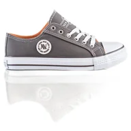 Trampki damskie - Trampki New Age szare - miniaturka - grafika 1