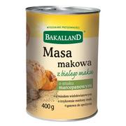 Inne słodycze - Bakalland MASA MAKOWA BIAŁA O SMAKU MARCEPANOWYM 400G BAKALLAND Zakupy dla domu i biura! 67488668 - miniaturka - grafika 1