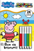 Baśnie, bajki, legendy - peppa pig. numerkowe kolorowanki. część 3 - miniaturka - grafika 1