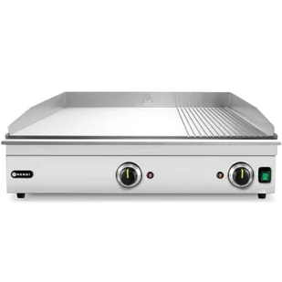 Grill elektryczny płyta grillowa gładka ryflowana 697 x 474 mm 3500 W - Piece, kotły  i płyty grzejne gastronomiczne - miniaturka - grafika 1