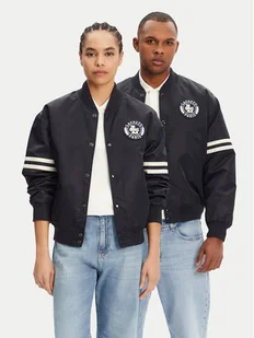 Lacoste Kurtka bomber BH3441 Granatowy Regular Fit - Kurtki męskie - miniaturka - grafika 1
