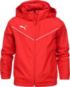 Kurtki damskie - Kurtka dla dzieci Puma teamRISE All Weather Jacket czerwona 657402 01-152cm - miniaturka - grafika 1