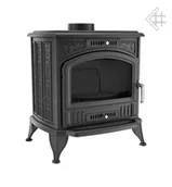 Piece wolnostojące - Kratki Piec żeliwny koza z płaszczem wodnym K6 Ø 150 8 kW - miniaturka - grafika 1