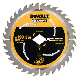 Tarcza do cięcia drewna 190mm/36Z Dewalt DT40271-QZ - Tarcze do pił - miniaturka - grafika 1